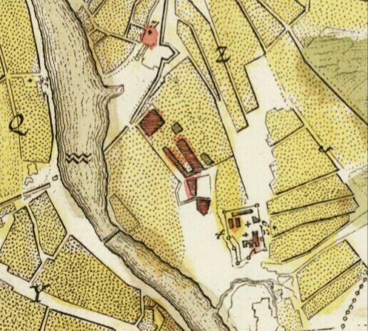 План Москвы Мичурина 1738 года