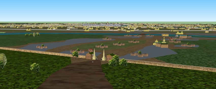 Вид со стороны Поклонной горы