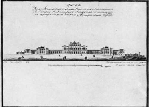 Дом Д.Н. Лопухина из Альбома М.Ф. Казакова