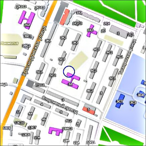 Люблино на плане 2013 года