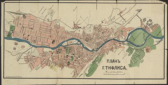 План города Тифлиса 1:21К %Plan of Tiflis
План г. Тифлиса. 1900-1918 г. 32х43 см Масштаб 150 сажен в англ. дюйме. Литография Якшата Ар. Быхов, Тифлис.
Ключевые слова: Кавказ,Тбилиси,Тифлис
