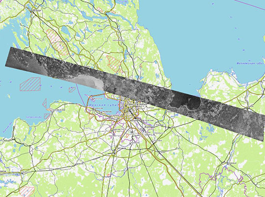 Северные пригороды Ленинграда со спутника 20.10.76 %Satellite picture of north vicinity of Leningrad
Спутниковый снимок северных пригородов Ленинграда - от Приморска до Волхова. Снимок сделан 20 октября 1976 года
Ключевые слова: Приморск,Сестрорецк,Зеленогорск,Ладога,Волхов,американские карты,города СССР со спутников