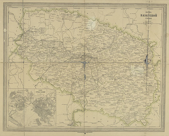 Карта Казанской губернии 1:420К %Map of Kazan gubernia
Карта Казанской губернии. Масштаб - 10 вёрст в дюйме. Картографическое заведение А. Ильина в С. Петербурге. 1900-е годы.
Ключевые слова: Казань