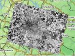 Москва и Подмосковье со спутника 28.02.72 %Satellite image of Moscow and visinity