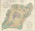 Прожектированный план Москвы Челиева v.2  1:12K% Plan of Moscow by Cheliev v.2