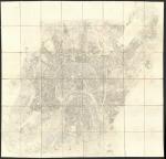 План столичного города Москвы работы А.Хотева  1:3350 %Plan of Moscow by Khotev