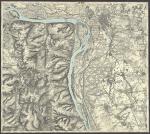 Казань и окрестности на карте Шуберта 1:84К %Kazan and vicinity on Schubert map