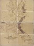 План участка р. С. Двины против г. Архангельска 1:8K %Map of North Dvina near Arkhangelsk
