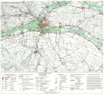 План Оренбурга и окрестностей 1:200К %Plan of Orenburg and vicinity