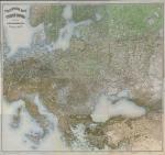 Стратегическая карта Средней Европы 1:1.68М %Strategic map of Middle Europe