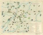 Иллюстрированный план-схема Ташкента % Plan of Tashkent
