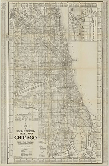 Карта Чикаго %Double indexed street map of Chicago
Карта Чикаго. 1920г. Double indexed street map of Chicago. Fred Wild Company.  Chicago, Illinois 1920
Ключевые слова: Чикаго,американские карты