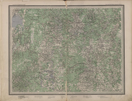 Лист 42 карты Стрельбицкого 1:420К %Strelbitsky map, page 42
Лист 42 Специальной Карты Европейской России. Редактор - Иван Афанасьевич Стрельбицкий. Изд. Воен. Топ. Отдела Генерального Штаба. Масштаб в английском дюйме 10 русских верст или 1:420,000. Печат. 1914г.Литография Картографического заведения Военно-Топографическаго Отдела. 715х580 мм.
Ключевые слова: Великий Новгород,Вышний Волочёк,Торжок,карты Стрельбицкого