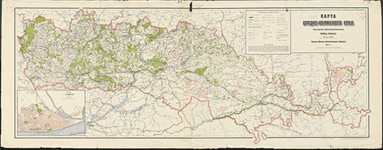 Карта Средне-Волжского края 1:650К %Map of Mid-Volga region
Карта Средне-Волжского края. Масштаб 1:650,000.  Адм. деление на 15 июня 1930 года по данным Крайплана / Сост. Картоиздат НКВД РСФСР. — Самара : Изд. Краевого исполкома, 1930. — 1 к. (2 л.) цв.; 81х106 см. 
Ключевые слова: Самара,Пенза,Саранск,Ульяновск,Оренбург