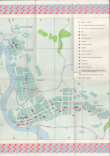 Tуpиcтcкaя cxeмa Caлexapдa %Tourust map of Salekhard
Tуpиcтcкaя cxeмa Caлexapдa. ГУГК пpи Сoвeтe Синиcтpoв CCCP, Mocквa, 1985 гoд. 60x72 cм.
Ключевые слова: Салехард,карты ГУГК СССР