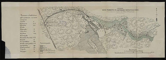 План села Райволо с дачными окрестностями %Plan of Raivolo anf vicinity
План села Райволо с дачными окрестностями. Составил и издал в 1886 году Н. Федотов. Масштаб - 200 сажен в дюйме. Из сб.: Карта и девятнадцать подробных планов дачных местностей в районе Финляндских железных дорог / составил и издал Н. Федотов. — С.-Петербург 1889. — 1 атл. (21 к.) цв., текст, указ.; 20х17 см.
Ключевые слова: Санкт-Петербург