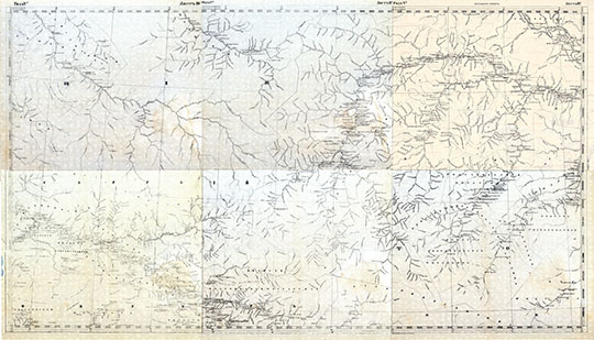 Тобольская губерния, л. V-10-12, VI-10-12 1:420К %Tobolsk region
Тобольская губерния на Специальной десятиверстовой карте Западной Сибири. Масштаб 1:420,000. Листы V-10,11,12, VI-10,11,12. Издание 1919-1920 годов.
Ключевые слова: Тобольск,Западная Сибирь