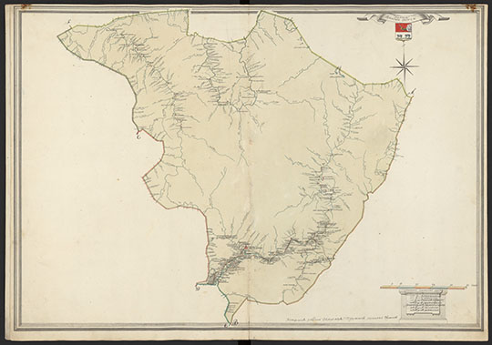 Карта Яренской Округи 1:336К %Map of Yarensk region
Карта Яренской Округи. Масштаб - 8 верст в дюйме. Из кн.: Атлас Вологодскаго наместничества. Вологда, 1784г. Уездной землемер порутчик Василей Голубев и др.
Ключевые слова: Яренск,атласы