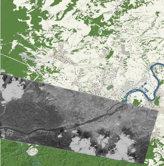 Спутниковый снимок Красноярска 31.07.77 %Satellite image of Krasnoyarsk
Спутниковый снимок Красноярска и окрестностей. Снимок сделан 31 июля 1977 года.
Ключевые слова: Красноярск,Енисей,города СССР со спутников
