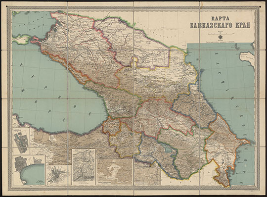Карта Кавказского края 1:1М %Map of Caucases region
Карта Кавказского края. Масштаб 1:1,080,000. 81 x 108 см. Издание картографического заведения А. Ильина. 1910-е годы.
Ключевые слова: Екатеринодар,Ставрополь,Кавказ,Дагестан,Грузия,Армения,Азербайджан,издательство Ильина