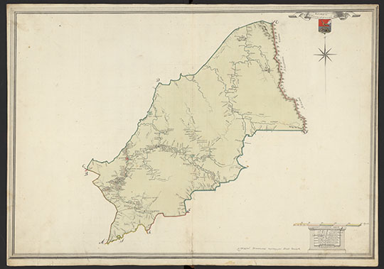 Карта Устьсысольской Округи 1:672К %Map of Ustsysolsk region
Карта Устьсысольской Округи. Масштаб - 16 верст в дюйме. Из кн.: Атлас Вологодскаго наместничества. Вологда, 1784г. Уездной землемер порутчик Василей Голубев и др.
Ключевые слова: Сыктывкар,атласы