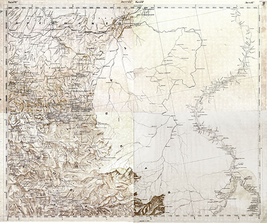 Томская и Енисейская губернии, VII-15,16, VIII-15,16 1:420К %Tomsk and Eniseysk regions
Томская и Енисейская губернии на Специальной десятиверстовой карте Западной Сибири. Масштаб 1:420,000. Листы VII-15,16, VIII-15,16. Издание 1920 года.
Ключевые слова: Томск,Западная Сибирь