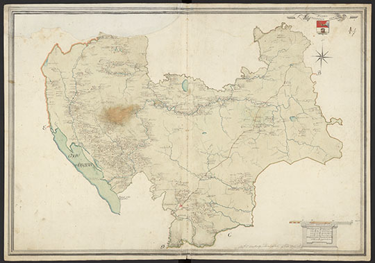 Карта Кадниковской Округи 1:210К %Map of Kadnikov region
Карта Кадниковской Округи. Масштаб - 5 верст в дюйме. Из кн.: Атлас Вологодскаго наместничества. Вологда, 1784г. Уездной землемер порутчик Василей Голубев и др.
Ключевые слова: Кадников,атласы