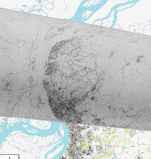 Снимок Хабаровска и окрестностей %Satellite picture of Khabarovsk
Спутниковый снимок Хабаровска и окрестностей. Снимок сделан с американского спутника 18 марта 1979 года
Ключевые слова: Хабаровск,американские карты,города СССР со спутников