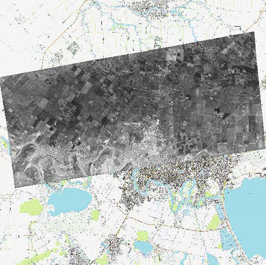 Спутниковый снимок Краснодара и окрестностей 01.04.71 %Satellite image of Krasnodar
Спутниковый снимок Краснодара и окрестностей. Снимок сделан 1 апреля 1971 года.
Ключевые слова: Краснодар,города СССР со спутников