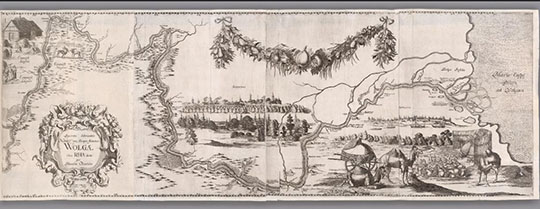 Карта Волги, составленная Адамом Олеарием %Map of Volga by Adam Olearium
Карта Волги, составленная Адамом Олеарием. 1663г. 40 х 114 см. Масштаб 1:1,700,000. Accurata delineatio Nobilissmi toti Europae Fluminis Wolgae olim RHA dictae per Adamum Olearium. Christian Rothgiesser, Husum sculp.
Ключевые слова: Волга,Казань,Астрахань,Саратов,Самара,Нижний Новгород,Царицын,Европейская Россия,Московия