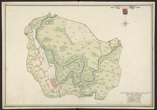 План Города Устьсысольска 1:34К %Plan of Ustsysolsk
План Города Устьсысольска. Macштaб 400 caжeнeй в дюймe. Bыcoчaйшe кoнфиpмoвaн в 1784 гoду. Pиcoвaл уeздный зeмлeмep  пpaпopщик Якoв Koзлoв.  Из кн.: Атлас Вологодскаго наместничества. Вологда, 1784г.
Ключевые слова: Сыктывкар,атласы