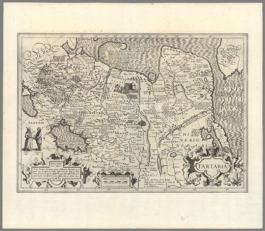 Тартария в Атласе Меркатора %Tartaria in Mrecator Atlas
Тартария в Атласе Меркатора издания 1607 года. 35 х 47 см. Герард Меркатор. Tartaria. Per Gerardum Mercatorem Cum Privilegio. Gerardi Mercatoris / Atlas / Sive / Cosmographicae / Meditationes /De/ Fabrica Mundi Et/ Fabricati Figura. lam tandem ad finem perductus, quamplurimis aeneis tabulis Hispaniae, Africae, Asiae et Americae auctus ac illustratus a Iudoco Hondio. Quibus etiam additae (praeter Mercatoris) dilucidae et accurata omnium tabularum descriptiones novae, studio et opera Pet. Montani. Editio Secunda quaedam
Ключевые слова: Тартария,Россия,Сибирь,атласы,Московия