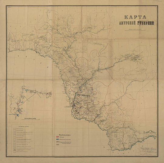 Карта Амурской губернии 1:840К %Map of Amurskaya gubernia
Карта Амурской губернии. Масштаб - 20 верст в дюйме. 1917г. Издание Амурской Областной Чертёжной.
Ключевые слова: Благовещенск