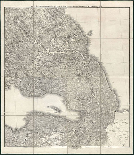 Часть Семитопографической карты Санкт-Петербурга 1: 252К %Map of Sankt-Petersburg region
Часть Семитопографической карты заключающая окружность Санкт-Петербурга. Масштаб - 6 верст в дюйме. Сочинял и корректировал майор Теслев. Гравировал Колпаков. Вырезал слова Фролов. 1810-е годы.
Ключевые слова: Санкт-Петербург,топографические карты