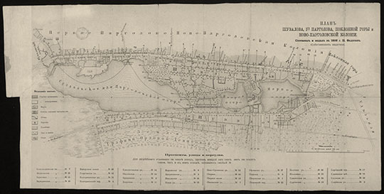План Шувалова, Парголова и окрестностей 1:8,400 %Plan of Shuvalovo and Pargolovo
План Шувалова, 1-го Парголова, Поклонной горы и Новопарголовской колонии. Составлен и издан в 1886 году Н. Федотовым. Масштаб - 100 сажен в дюйме. Из сб.: Карта и девятнадцать подробных планов дачных местностей в районе Финляндских железных дорог / составил и издал Н. Федотов. — С.-Петербург 1889. — 1 атл. (21 к.) цв., текст, указ.; 20х17 см.
Ключевые слова: Санкт-Петербург