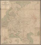 Горнопромышленная карта Европейской России 1:2.5М %Industrial map of European Russia