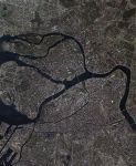 Спутниковый снимок Санкт-Петербурга 19.08.01 %Satellite image of St. Petersburg