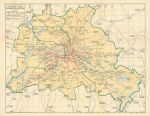 Обзорный план Большого Берлина 1:60К %Plan of Berlin and vicinity