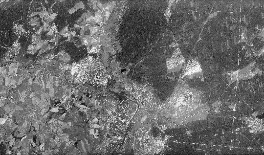 Брянск и окрестности со спутника 15.07.72 %Satellite image of Bryansk
Брянск и окрестности со спутника. Снимок сделан 15 июля 1972 года
Ключевые слова: Брянск,американские карты,города СССР со спутников