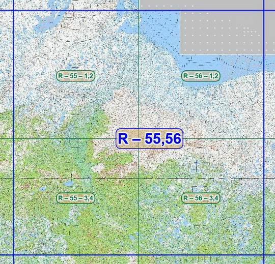 Квадрат R-55,56 топографических карт 1:100K
Листы квадрата R-55,56 советских топографических карт. Масштаб 1км в 1см - 1:100,000. Листы карт изданы, в основном, в 1980-1990-х годах.
Ключевые слова: топографические карты,подробные карты России