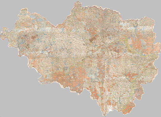 Владимирская Губерния на карте Менде 1:84K%Vladimir Gubernia on Mende map
Владимирская Губерния на карте Менде. Сборная карта, склеенная из отдельных листов. Масштаб - 2 версты в дюйме.
Ключевые слова: Владимир,карты Менде,Переславль-Залесский,Иваново