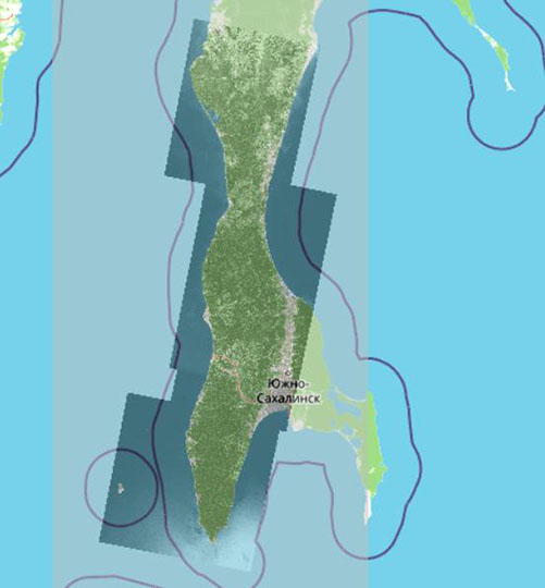 Спутниковый снимок юго-западной части Сахалина 28.09.80 % Satellite image of South-West Sakhalin
Спутниковый снимок Южно-Сахалинска и юго-западной части Сахалина. Дата снимка - 28 сентября 1980 года.
Ключевые слова: Сахалин,Южно-Сахалинск,американские карты,города СССР со спутников