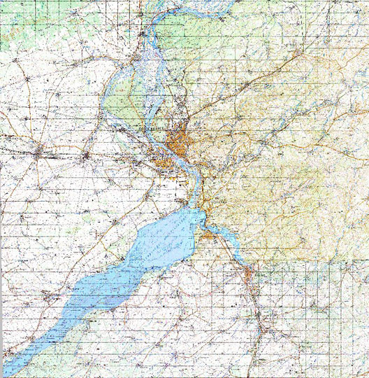 Новосибирск и окрестности 1:200K % Map of Novosibirsk and vicinity
Топографическая карта окрестностей Новосибирска. Сборная карта, составленная из листов N-44 опубликованных в интернете топографических карт Генерального Штаба СССР. Издание 1980-х годов. Масштаб 1:200,000.
Ключевые слова: Новосибирск,топографические карты,Сибирь