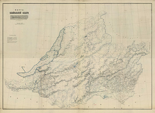 Карта Забайкальской области 1:840К %Map of Zabaykalsky region
Карта Забайкальской области. Составлена по съёмочным данным чинов Забайкальского Переселенческого района. Издана при Забайкальском Переселенческом районе в 1912 году. Масштаб 1:840,000.
Ключевые слова: Чита,Байкал