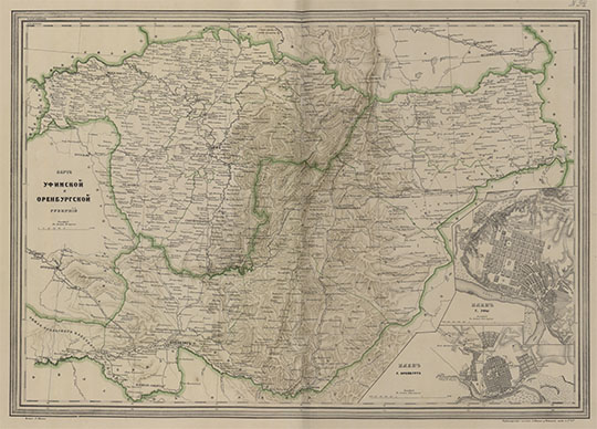 Атлас России - Оренбург и Уфа с губерниями%Atlas of Russia - Orenburg and Ufa with provinces
Карта Оренбургской и Уфимской губерний с планами городов. Подробный атлас Российской Империи с планами главных городов. Издание картографического заведения А. Ильина. Санкт-Петербург, 1871 г. 
Ключевые слова: Оренбург,Уфа,атласы,издательство Ильина,атлас 1871