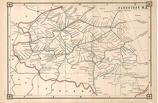 Львовская железная дорога % Lvov railway network
Львовская железная дорога. Лист 17. 44 х 28,5 см. Из кн.: Схемы железных дорог и водных путей сообщения СССР. Центральное Управление военных сообщений Красной Армии. Военное издательство Народного Комиссариата обороны, 1943г
Ключевые слова: Львов