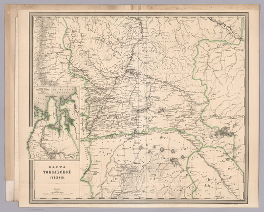 Карта Тобольской Губернии  1:2.1M% Tobolskaya Gubernia
Карта Тобольской Губернии. Масштаб 1:2,100,000 - 50 верст в дюйме. В сб.: Подробный Атлас Азиатской России. С. Петербург. Издание Картографического Заведения Ильина, 1876.

Ключевые слова: атласы,издательство Ильина,Тюмень,Омск,Тобольск