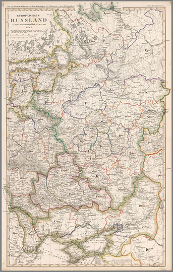 Карта Европейской России из Атласа Штилера % European Russia in Stielers Atlas
Карта Европейской части России из Атласа Штилера 1825 года издания. Europaeisches Russland nach Ad. Sts Entwus in zwey Blatt ge. Pr. L.v. Stlpn. 1825.
Ключевые слова: атласы,атласы Штилера,немецкие карты