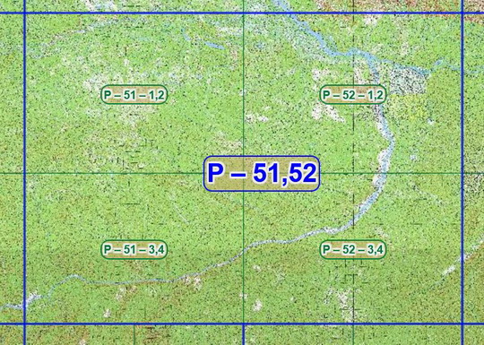 Квадрат P-51,52 топографических карт 1:100K
Листы квадрата P-51,52 советских топографических карт. Масштаб 1км в 1см - 1:100,000. Листы карт изданы, в основном, в 1980-1990-х годах.
Ключевые слова: топографические карты,подробные карты России