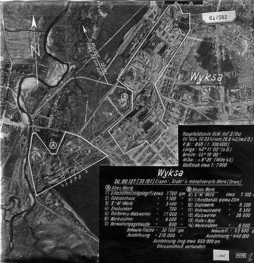 Немецкая аэрофотосъёмка Выксы %German aerial image of Vyksa
Немецкая аэрофотосъёмка Выксы. Снимок сделан 26 августа 1942 года.
Ключевые слова: Выкса,немецкая аэрофотосъемка